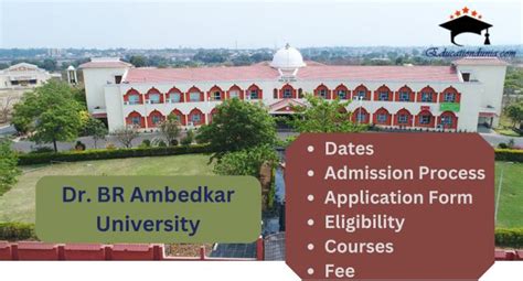 dr br ambedkar university web registration.